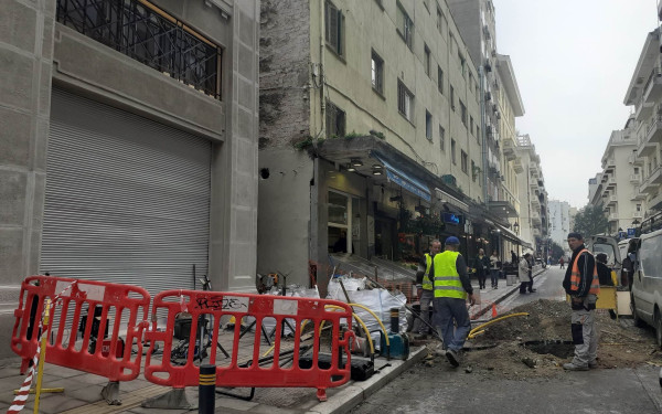 Θεσσαλονίκη: Κλειστή η Βασ. Ηρακλείου λόγω έργων