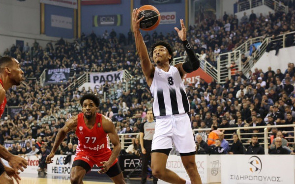 Μπάσκετ: Περίπατος του Ολυμπιακού στην Πυλαία κόντρα στον ΠΑΟΚ (βίντεο)