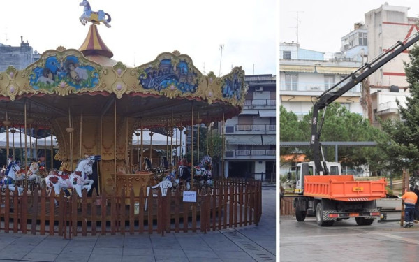 Καλαμαριά: Όλα έτοιμα για το άναμμα του δέντρου