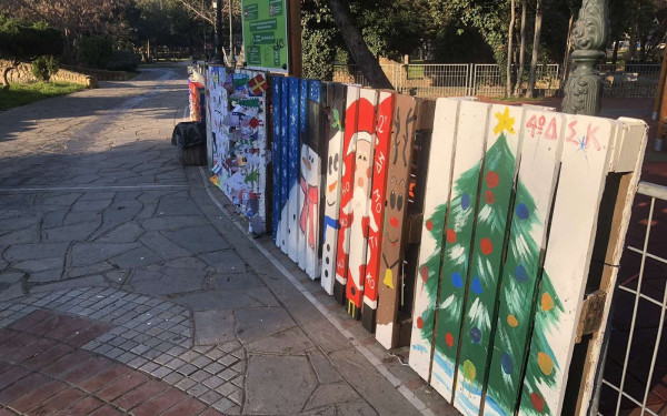 Κατερίνη: Ζωγραφιές μαθητών στολίζουν το δημοτικό πάρκο