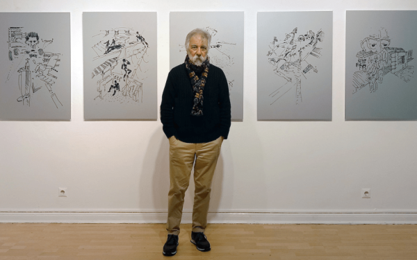 Θεσσαλονίκη: Δύο ποιητές «ερμηνεύουν» τα σχέδια του Άρι Γεωργίου