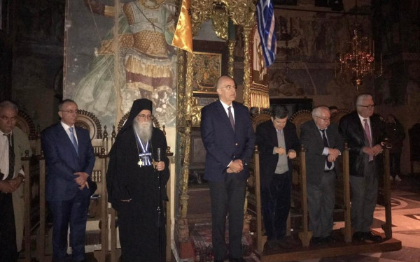 Επεισόδιο ορθοστατικής υπότασης είχε ο Νίκος Δένδιας στο Άγιο Όρος