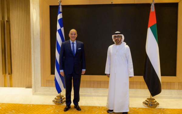 Τον ρόλο των ΗΑΕ εξήρε ο Ν. Δένδιας (φωτ.)