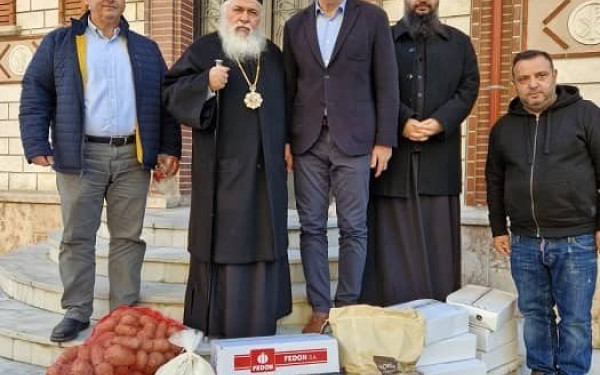 Θεσσαλονίκη: Προσφορά ειδών πρώτης ανάγκης από τον υφυπουργό Μακεδονίας - Θράκης σε ευπαθείς ομάδες	