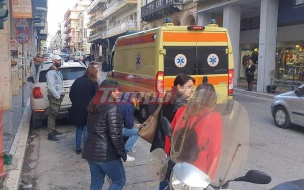 Αυτοκίνητο στην Πάτρα παρέσυρε τρία άτομα - «Καρφώθηκε» στο παρμπρίζ ηλικιωμένη (φωτ.)