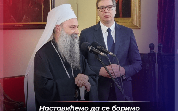 Έκκληση προς τις «μεγάλες δυνάμεις» να βοηθήσουν για την ειρήνη στο Κόσοβο απηύθυνε ο Σέρβος πατριάρχης