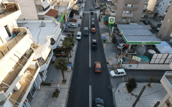 Εύοσμος: «Άλλος» δρόμος η Μαιάνδρου μετά την ασφαλτόστρωση (βίντεο, φωτ.)