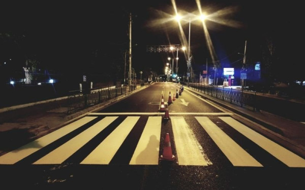 Θεσσαλονίκη: Νυχτερινές εργασίες διαγράμμισης στη λεωφόρο Μ. Θεοδωράκη και στην Ε.Ο. Θεσσαλονίκης – Νέων Μουδανιών