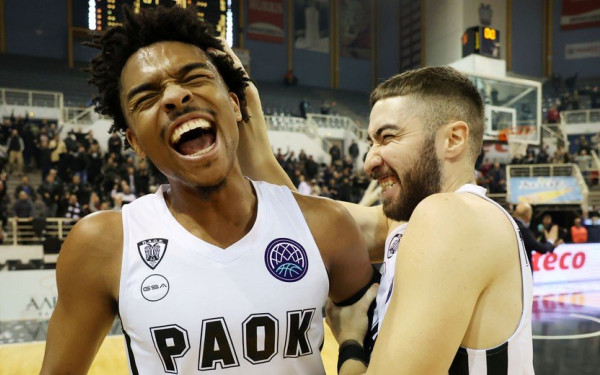Μπάσκετ: Ο ΠΑΟΚ νίκησε τη Ρίτας Βίλνιους με απίστευτη ανατροπή στο τέλος (βίντεο)