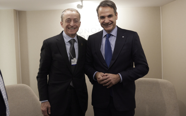 Τετ-α-τετ Μητσοτάκη με τον CEO της Intel - Για τις επενδυτικές ευκαιρίες στην Ελλάδα τού μίλησε ο πρωθυπουργός