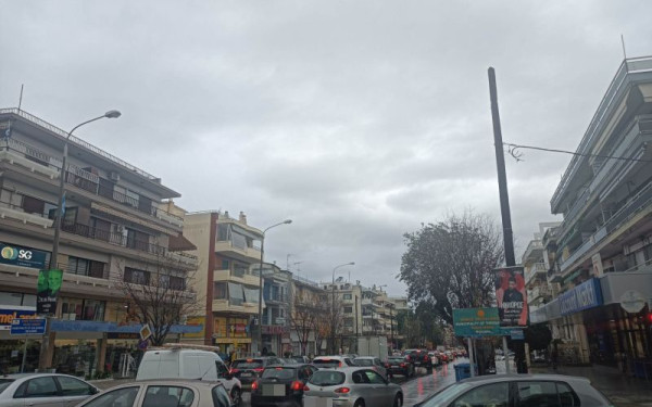 Κυκλοφοριακό χάος έφερε η βροχή στη Θεσσαλονίκη (φωτ.)