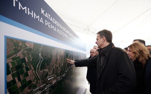 Καστοριά: Στο εργοτάξιο της νέας Σήραγγας Κλεισούρας ο Μητσοτάκης