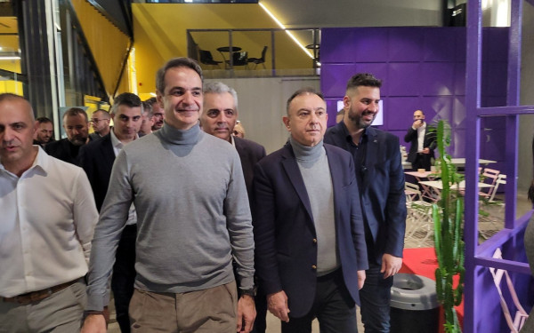Λάρισα: Επίσκεψη Κυρ. Μητσοτάκη στο Πάρκο Καινοτομίας «JOIST»