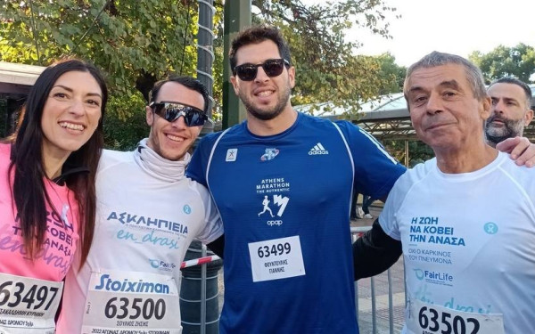 Χρ. Αποστολάκος: Πέρυσι διαγνώστηκε με καρκίνο στον πνεύμονα τελευταίου σταδίου και φέτος τρέχει σε Μαραθώνιους