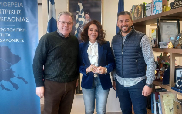 Συνάντηση εργασίας με την Βούλα Πατουλίδου είχε ο Δήμαρχος Χαλκηδόνος