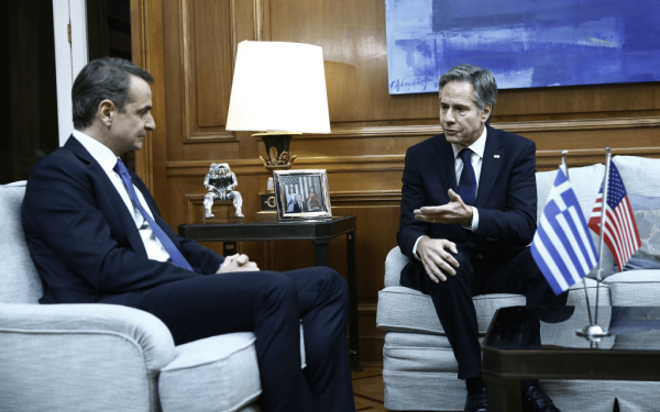 Τηλεφωνική επικοινωνία Μπλίνκεν - Μητσοτάκη 