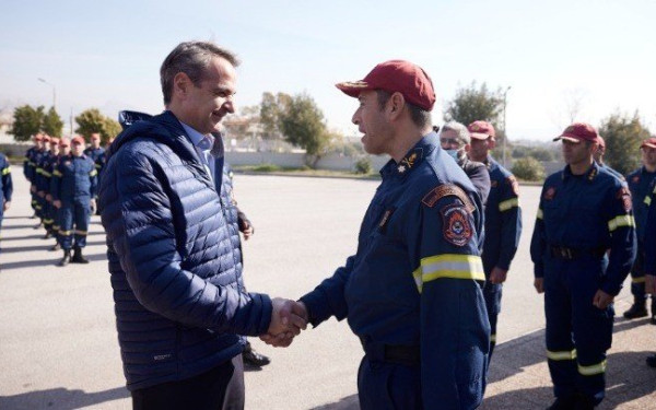 Επίσκεψη Μητσοτάκη στην 1η ΕΜΑΚ 