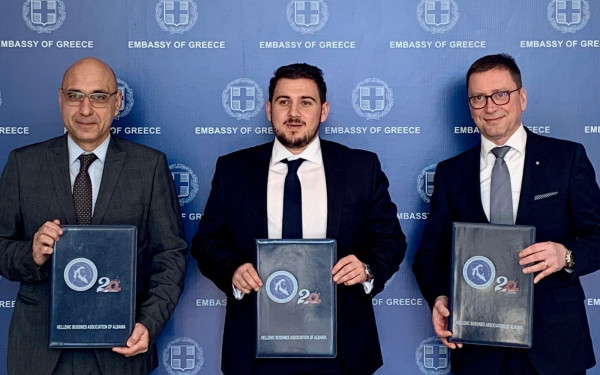 Μνημόνιο συνεργασίας μεταξύ των Ενώσεων Ελληνικών Επιχειρήσεων Αλβανίας, Βόρειας Μακεδονίας και Σερβίας