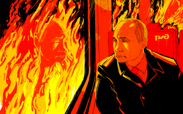 Ο Πούτιν άφησε τα αεροπλάνα και προτιμά το θωρακισμένο τρένο του (βίντεο)