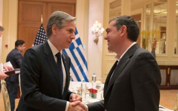 Αλ. Τσίπρας σε Α. Μπλίνκεν: Οι ΗΠΑ να στηρίξουν τον διάλογο με την Τουρκία με δύο σαφείς κόκκινες γραμμές