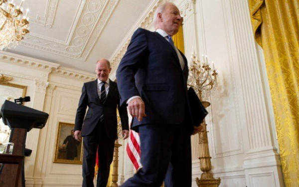 Η Ουκρανία στο επίκεντρο της συνάντησης Μπάιντεν - Σολτς στον Λευκό Οίκο