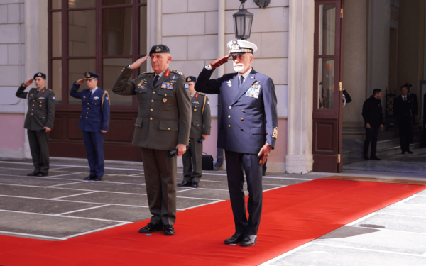 Συναντήσεις κορυφής στην Ιταλία για τον αρχηγό ΓΕΕΘΑ, Κ. Φλώρο (φωτ.)