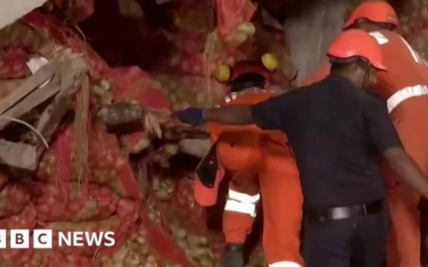 Τραγωδία στην Ινδία: Εργάτες καταπλακώθηκαν από σακιά με πατάτες, τουλάχιστον 8 νεκροί (βίντεο)