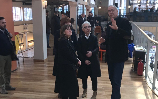 Θεσσαλονίκη: Εντυπωσιασμένη από την Αγορά Μοδιάνο η Κατερίνα Σακελλαροπούλου