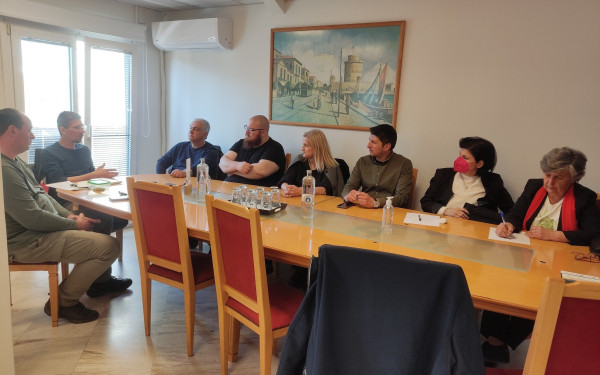 Θεσσαλονίκη: Αντιπροσωπεία του ΜέΡΑ25- Συμμαχία για τη Ρήξη συναντήθηκαν με εργαζόμενους της ΕΥΑΘ (φωτ.)