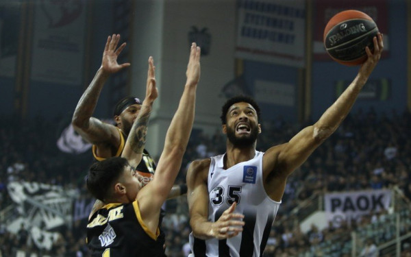 Μπάσκετ: Θρίαμβος του ΠΑΟΚ επί της ΑΕΚ με 78-72 (βίντεο)