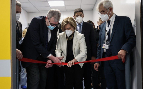 Ηράκλειο: Παρουσία της Μίνας Γκάγκα, τα εγκαίνια της νέας ΜΕΘ και του Pet/ct στο ΠΑΓΝΗ