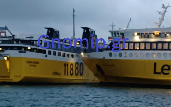 Κυλλήνη: Σύγκρουση πλοίων στο λιμάνι