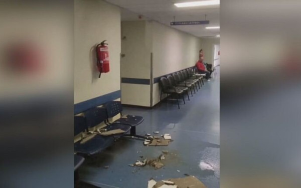 Πάτρα: Βροχή… μέσα και έξω στο Πανεπιστημιακό Νοσοκομείο στο Ρίο (βίντεο)