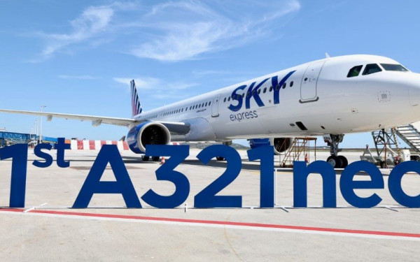 H SKY express παρέλαβε το πρώτο της Airbus A321