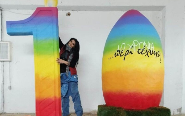 Στην Πτολεμαΐδα το μεγαλύτερο πασχαλινό αβγό της χώρας - Έχει τη μορφή του αριθμού «10»