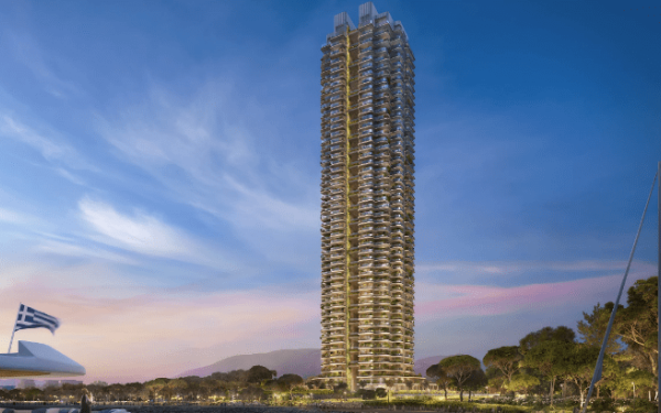 Athens Riviera Tower: Βίντεο και φωτογραφίες αποκαλύπτουν τον ουρανοξύστη στο Ελληνικό