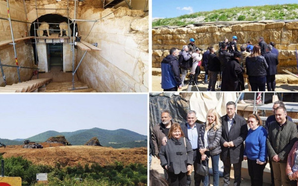 Επισκέψιμος ο τύμβος Καστά μετά το Πάσχα μόνο για ολιγομελείς ειδικές ομάδες κοινού