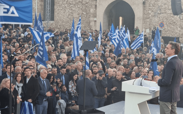 Μητσοτάκης από τα Χανιά: «Ο λαός δεν θέλει δεύτερη φορά συμφορά, αλλά προκοπή»