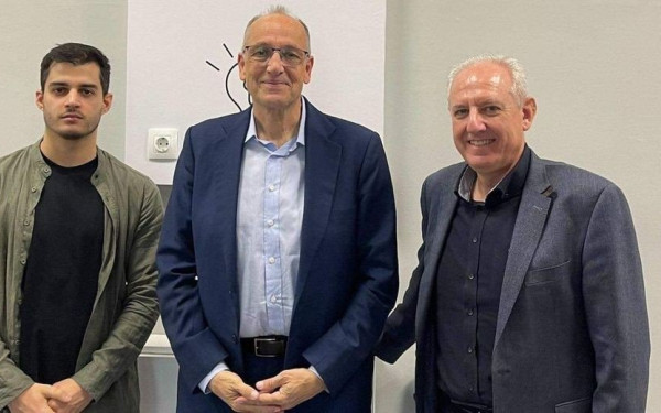 Θεσσαλονίκη: Το Εργαστήριο Ιατρικής Φυσικής & Ψηφιακής Καινοτομίας του ΑΠΘ επισκέφτηκε ο πρόεδρος της ομοσπονδίας μπάσκετ Βαγγέλης Λιόλιος