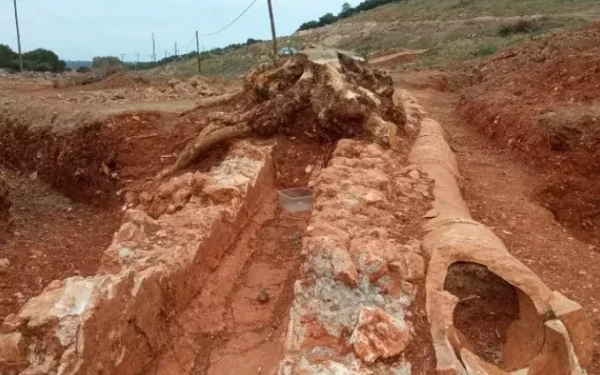 Κρήτη: Στο φως αρχαίος αγωγός μεταφοράς νερού στη Χερσόνησο (φωτ.)