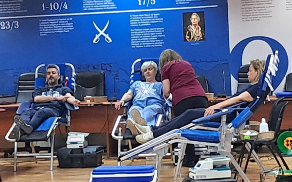 Είκοσι έξι φιάλες αίματος συγκεντρώθηκαν από την αιμοδοσία στα Βασιλικά