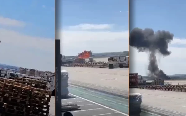 Σοκαριστικά βίντεο από τη συντριβή μαχητικού F-18 στην Ισπανία