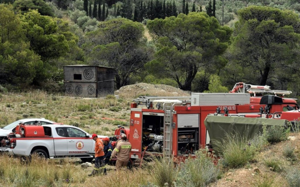 Πυρκαγιά στο Καστρί του Ηρακλείου στην Κρήτη