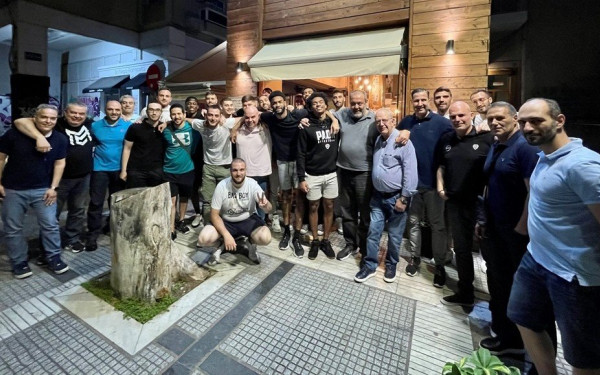 Μπάσκετ: Συγκίνηση στο αποχαιρετιστήριο δείπνο του ΠΑΟΚ (φωτ.)