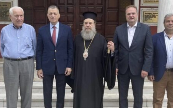 Χαλκιδική: Τον δήμο Αριστοτέλη επισκέφθηκε ο Υπουργός Εθνικής Άμυνας Αλκιβιάδης Στεφανής 