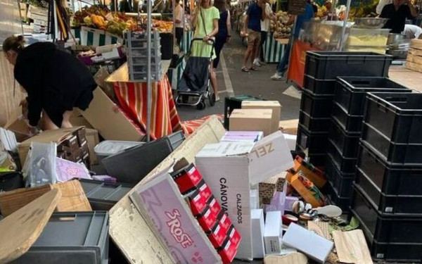 Στρατιωτικό ελικόπτερο έκανε γης μαδιάμ λαϊκή (βίντεο)