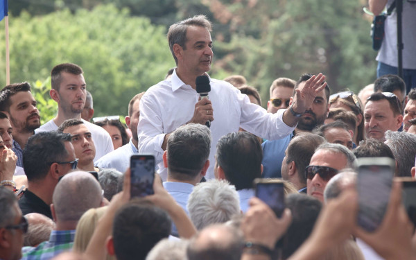 Ωραιόκαστρο - Κυρ. Μητσοτάκης: Στη Β' Θεσσαλονίκης να βάλουμε ένα στοίχημα, να αυξήσουμε κι άλλο τα ποσοστά μας