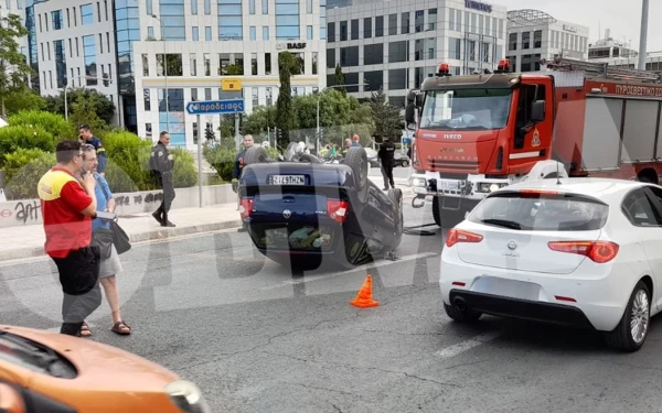 Σοβαρό τροχαίο για την Χριστίνα Σούζη - Τούμπαρε το αυτοκίνητό της