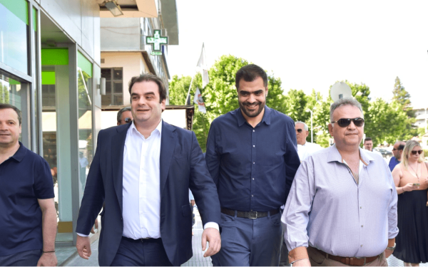 Τρίκαλα: Κλιμάκιο της ΝΔ επισκέφθηκε την πόλη