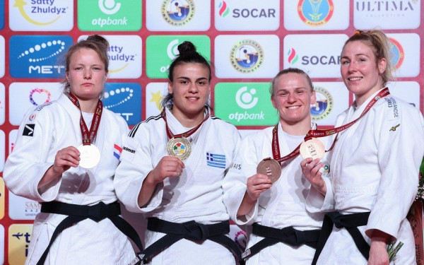 Τζούντο: Χρυσή η Τελτσίδου στο γκραν σλαμ του Καζακστάν (φωτ.)